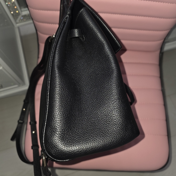 Salvatore Ferragamo Black Leather Backpack - Picture 8 of 10